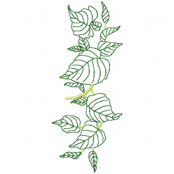 Flowers And Tree Embroidery Design 3